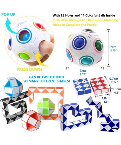 Stress Relief Fidget Sensory Toys Set for Kids Anxiety Toys for Adults for Birthday Party Favors School Classroom Rewards Car...