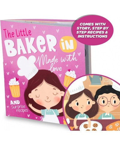 Pixie Crush The Little Baker Kit Mini Baking Set for Kids - DIY Cooking Kit Includes Chef Hat and Apron for Children's Kitche...