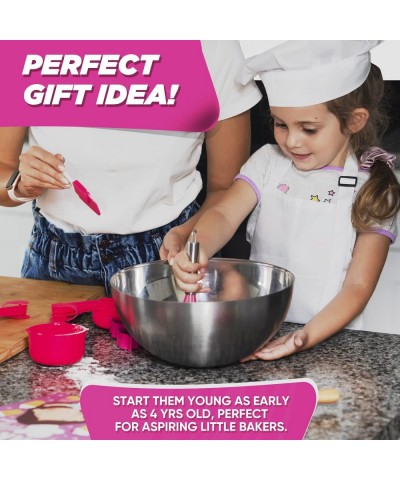 Pixie Crush The Little Baker Kit Mini Baking Set for Kids - DIY Cooking Kit Includes Chef Hat and Apron for Children's Kitche...