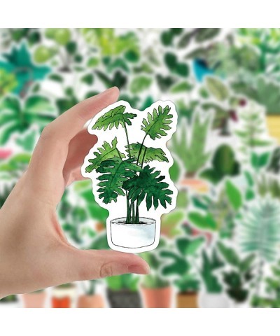 Green Plant Stickers| 50 PCS | Vinyl Waterproof Stickers for Laptop Skateboard Water Bottles Computer Phone Dinosaur Stickers...