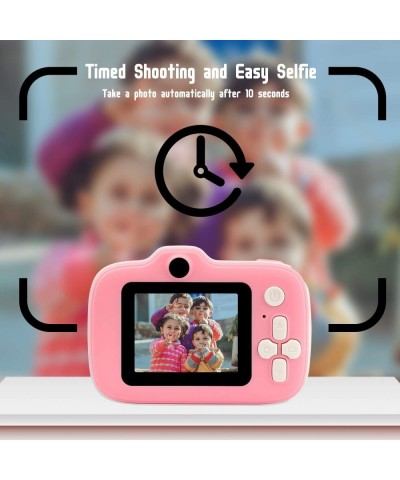 Kids Camera for Girls Toys 1080P HD Dual Lens Toddler Toys Video Recorder 2 Inch Children Digital Cameras Birthday for Age 3-...