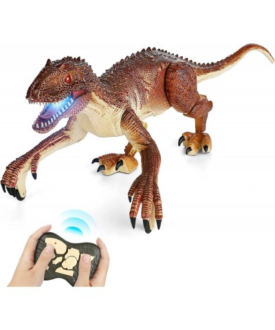 Remote Control Dinosaur RC Dinosaur Toy with LED Light & Sound Rechargeable 2.4Ghz Simulation Realistic Walking and Roaring D...