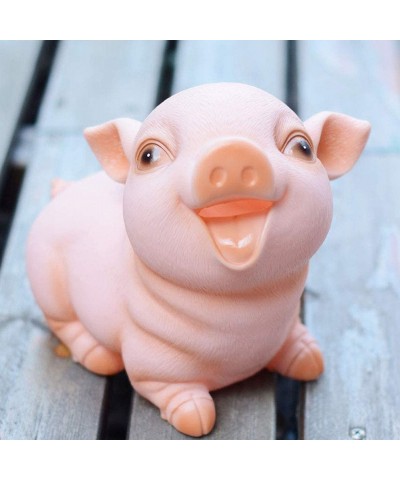 7 inch Pink Funny Creative Pig Shape Coin Money Bank Shatterproof Piggy Bank Money Bank Squint Piggy Pig $34.50 Kids' Money B...