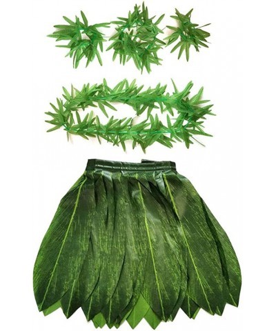 Hawaiian Ti Leaf Hula Green Skirt Luau Party Accessory $31.20 Kids' Costumes