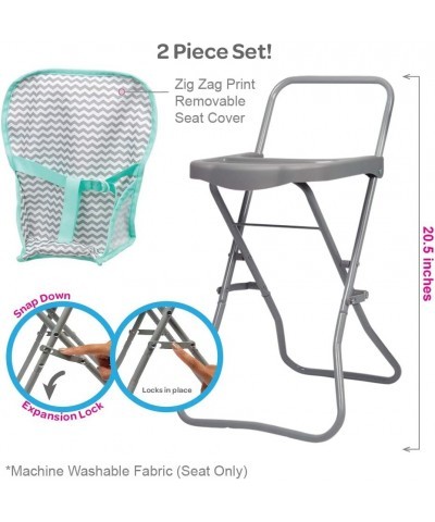 21962 Baby Doll High Chair Zig Zag Gender Neutral Design 20.5 High Can Fitup To 16 Dolls $59.78 Doll Accessories