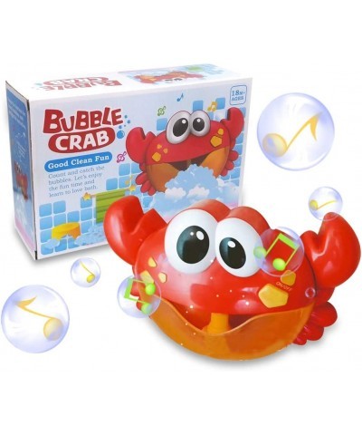 Baby Bath Bubble Toy Bubble Crab Bubble Blower Bubble Machine Bubble Maker with Nursery Rhyme Bathtub Bubble Toys for Infant ...