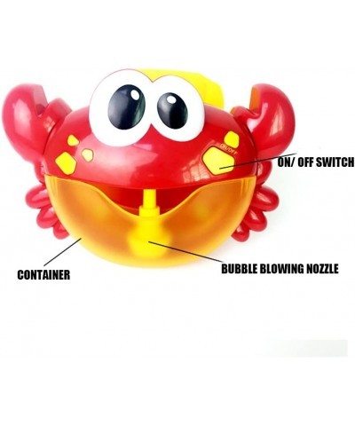 Baby Bath Bubble Toy Bubble Crab Bubble Blower Bubble Machine Bubble Maker with Nursery Rhyme Bathtub Bubble Toys for Infant ...