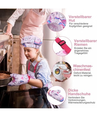 Complete Kids Cooking and Baking Set - 27 Pcs Includes Aprons for Girls Chef Hat Mitt & Utensil to Dress Up Chef Costume Care...