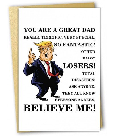 Trump Fathers Day Card Hilarious Birthday Card for Father You Are A Great Dad Card Funny Trump Fathers Day Gift for Dad $15.8...