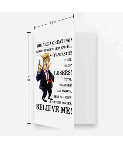 Trump Fathers Day Card Hilarious Birthday Card for Father You Are A Great Dad Card Funny Trump Fathers Day Gift for Dad $15.8...