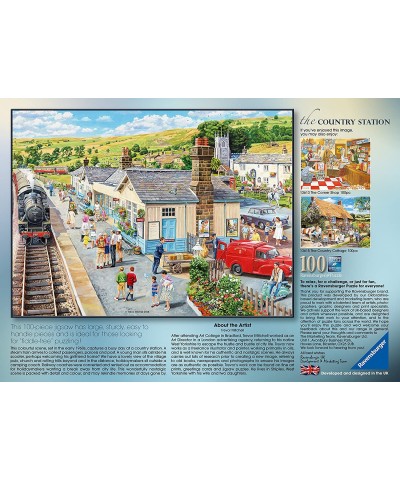 The Country Station 100pc Jigsaw Puzzle $42.43 Jigsaw Puzzles