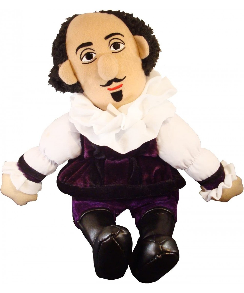 William Shakespeare Doll - 11" Soft Stuffed Plush Little Thinker $42.73 Plush Figure Toys