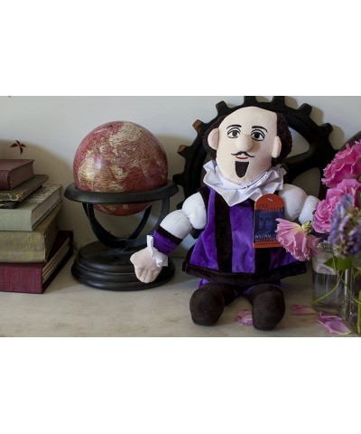 William Shakespeare Doll - 11" Soft Stuffed Plush Little Thinker $42.73 Plush Figure Toys