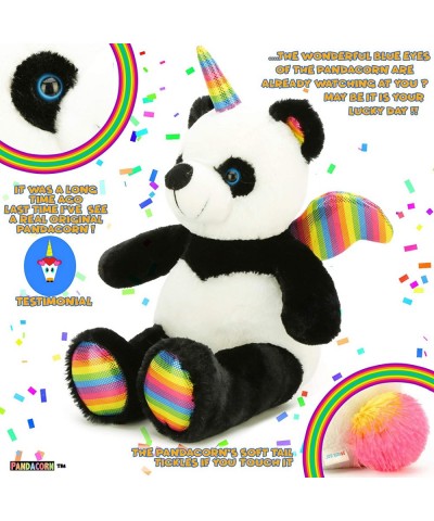 ShaunTsy The Pandacorn Cute Panda Bear Stuffed Animal Plush Soft Unicorn Teddy Toy Pandicorn with Rainbow Wings and Horn Pand...