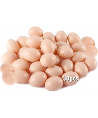 30 Pcs Plastic Fake Eggs Realistic Chicken Egg Artificial Egg for Easter Egg Painting DIY Home Decor Party Kids Toy $17.29 To...