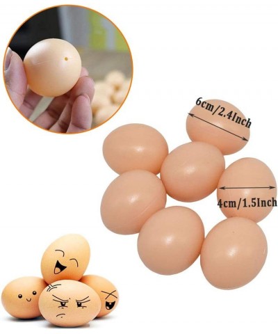 30 Pcs Plastic Fake Eggs Realistic Chicken Egg Artificial Egg for Easter Egg Painting DIY Home Decor Party Kids Toy $17.29 To...