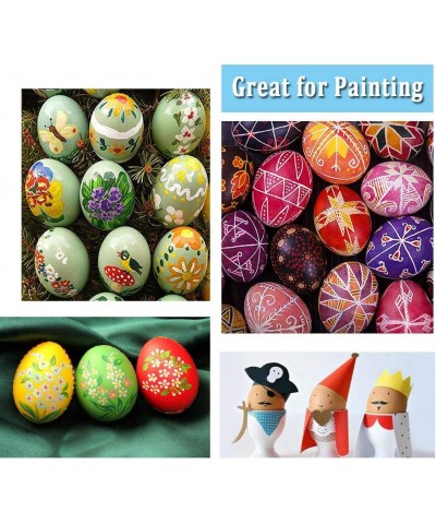 30 Pcs Plastic Fake Eggs Realistic Chicken Egg Artificial Egg for Easter Egg Painting DIY Home Decor Party Kids Toy $17.29 To...