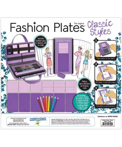 Fashion Plates Classic Styles — Mix-and-Match Drawing Set — Make 100s of Fabulous Fashion Designs — Ages 6+ $43.01 Kids' Draw...