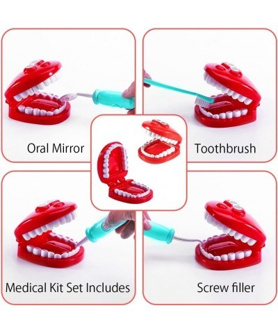 Dentist Toy Doctor Kit for Kids 20 Pcs Pretend Play Dentist Tools Medical Set for Toddlers Costume Role Play School Classroom...