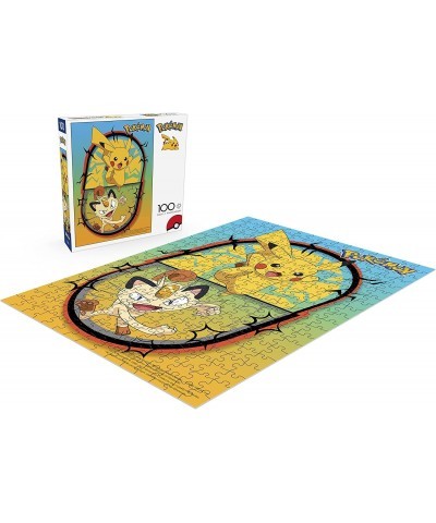 Pokemon - Pikachu Meowth Battle - 100 Piece Jigsaw Puzzle $16.64 Jigsaw Puzzles