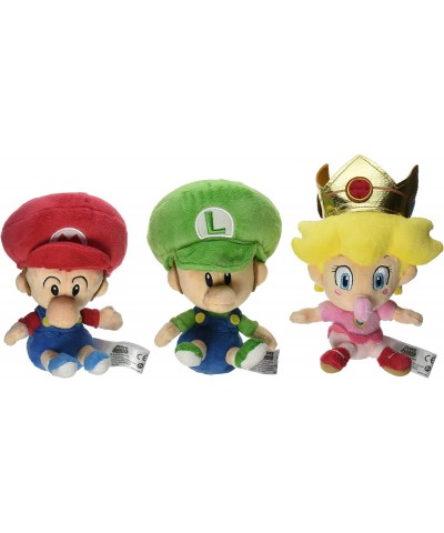 Little Buddy Super Mario Bros Plush Set of 3 - Baby Mario Baby Luigi & Baby Peach $70.66 Plush Figure Toys