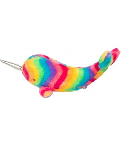 Small Rainbow Narwhal Plush Stuffed Animal $37.40 Stuffed Animals & Teddy Bears