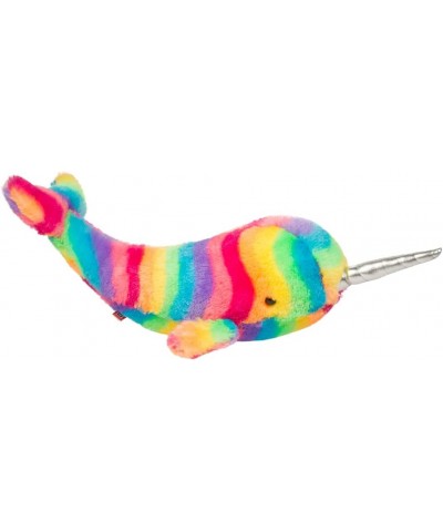 Small Rainbow Narwhal Plush Stuffed Animal $37.40 Stuffed Animals & Teddy Bears