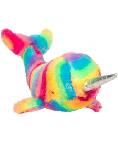 Small Rainbow Narwhal Plush Stuffed Animal $37.40 Stuffed Animals & Teddy Bears