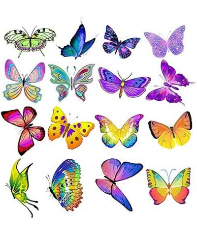 Butterfly Stickers / 50PCS Beautiful Butterfly Insect Stickers for laptops Skateboards Kettles Phone scrapbooks Colorful Butt...