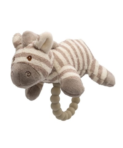 Afrique Teether Baby Rattle 5-Inches Zebra $18.40 Baby Teether Toys