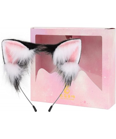 Cat Fox Wolf Ears Cosplay Long Fur Hair Headband Wolf Animal Anime Halloween Cosplay Costume for Girls $29.50 Kids' Dress-Up ...