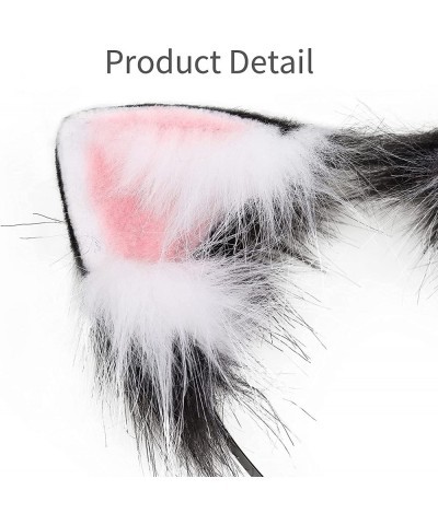 Cat Fox Wolf Ears Cosplay Long Fur Hair Headband Wolf Animal Anime Halloween Cosplay Costume for Girls $29.50 Kids' Dress-Up ...