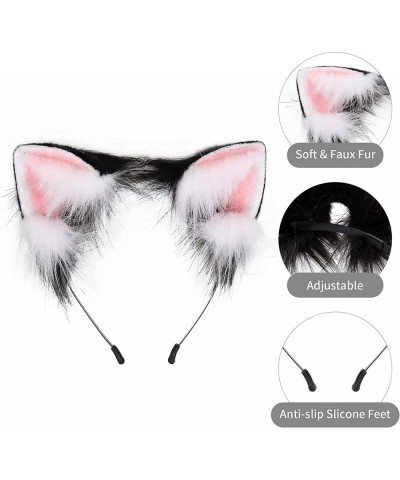 Cat Fox Wolf Ears Cosplay Long Fur Hair Headband Wolf Animal Anime Halloween Cosplay Costume for Girls $29.50 Kids' Dress-Up ...