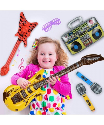 Inflatable Instruments Set 22Pcs Inflatable Guitar for Kids Fun Musical Instruments Accessories Inflatable Props for Birthday...