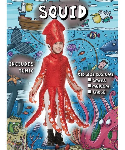 Kids Squid Halloween Costume Cute Octopus Costumes $68.61 Kids' Costumes