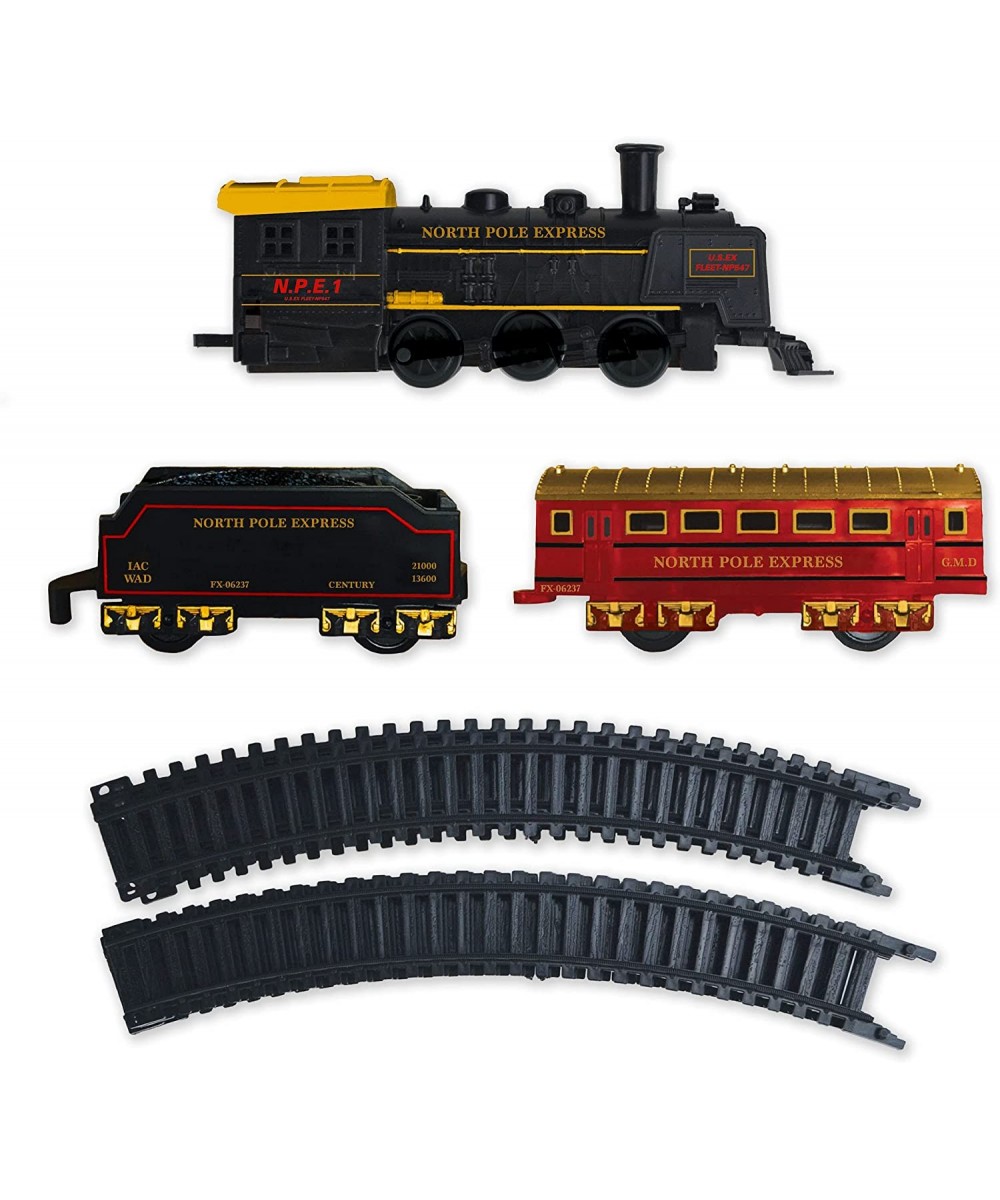 North Pole Express Battery Operated Train 13 Pc Set $31.20 Toy Vehicle Playsets