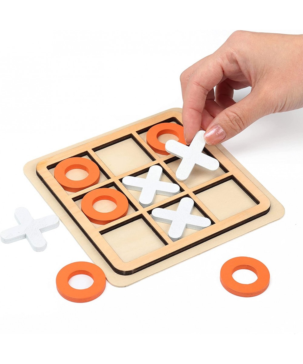 Wooden Board Tic Tac Toe Game XO Table Toy Classical Family Children Puzzle Game Educational Toys Random Color $16.79 Board G...