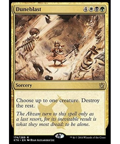 Duneblast (174/269) - Khans of Tarkir - Foil $10.87 Magic Kits & Accessories