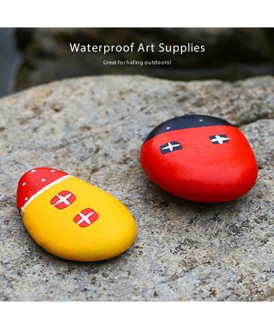 Rock Painting Kit - Non Toxic Eco-Friendly Rocks for Painting Activities Kits for Kids DIY Arts & Crafts Rock Painting kit fo...