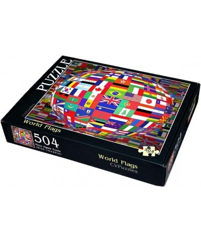 World Flags 504 Piece Jigsaw Puzzle 16" X 20 $32.68 Jigsaw Puzzles