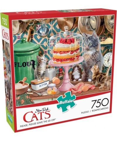 Cats Collection - Please Please Leave The Lid Off - 750 Piece Jigsaw Puzzle $22.03 Jigsaw Puzzles