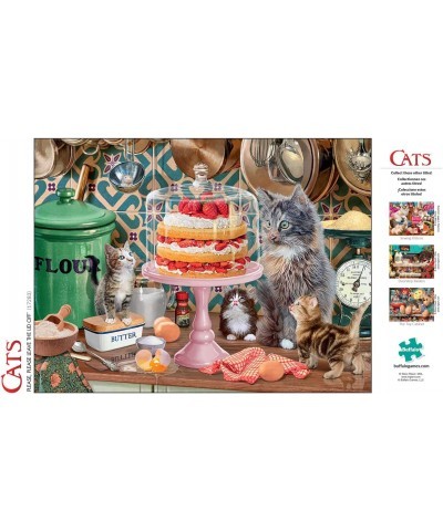 Cats Collection - Please Please Leave The Lid Off - 750 Piece Jigsaw Puzzle $22.03 Jigsaw Puzzles