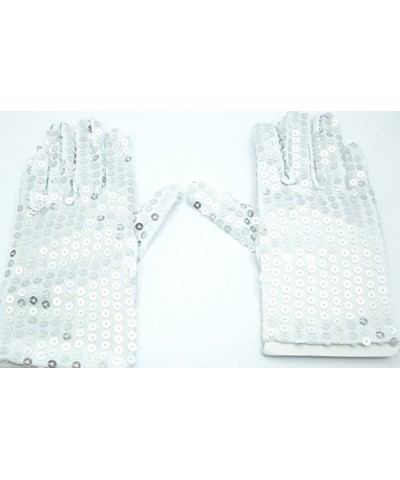 Childrens Sequin Gloves | MJ Costume | Small (6.5" Long - 2.5" Wide) Stretches Some | Dress Up | Dance | Ice Skating | Party ...