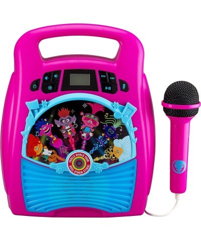 New Trolls World Tour 2 Bluetooth MP3 Karaoke Machine Player Portable with Light Show Store Hours of Music with Built in Memo...