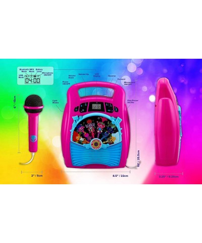 New Trolls World Tour 2 Bluetooth MP3 Karaoke Machine Player Portable with Light Show Store Hours of Music with Built in Memo...