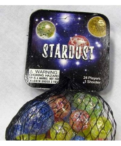 Stardust Game Net Set 25 Piece Glass Mega Marbles $17.79 Dice & Marble Games