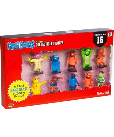 Gang Beasts Action Figures | Pack of Twelve | 2.5 Inch Figurines for Kids. Superhero Toys for Boys & Girls. Collect 16 Mini T...