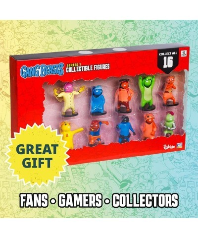 Gang Beasts Action Figures | Pack of Twelve | 2.5 Inch Figurines for Kids. Superhero Toys for Boys & Girls. Collect 16 Mini T...