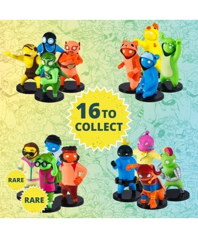 Gang Beasts Action Figures | Pack of Twelve | 2.5 Inch Figurines for Kids. Superhero Toys for Boys & Girls. Collect 16 Mini T...