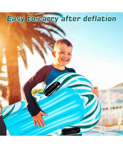 Inflatable Bodyboard for Kids Beach Float with Handles Portable Inflatable Surfboard Swimming Body Board Pool Float for Beach...